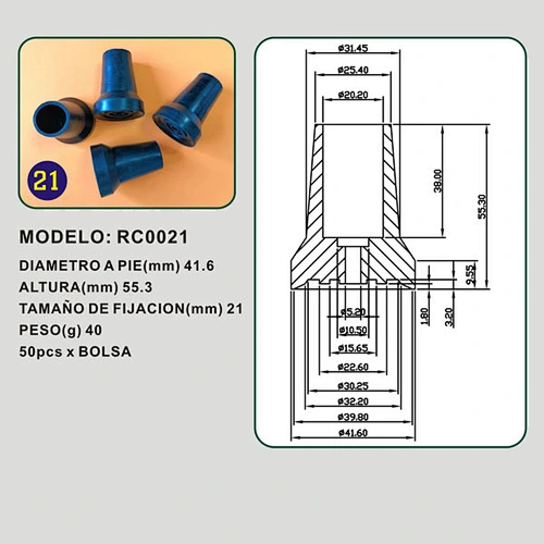 Rubber cap