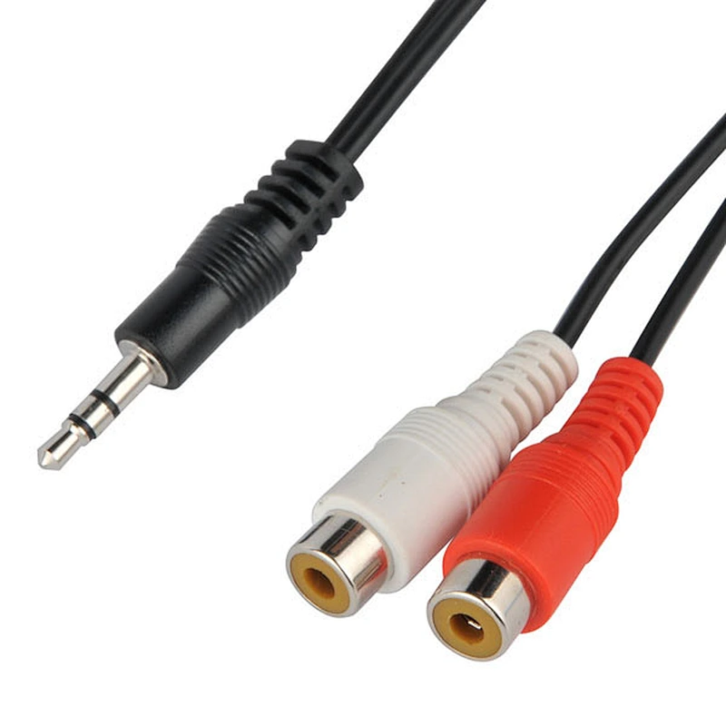 Stereo audio cable 3.5mm-2RCA