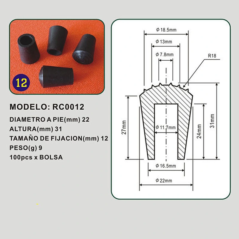 Rubber cap