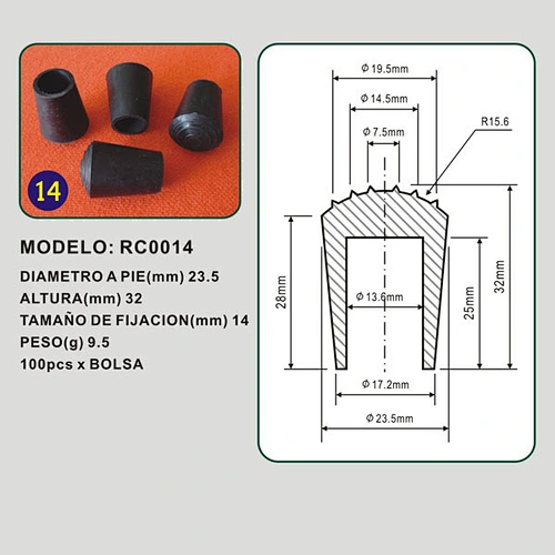 Rubber cap