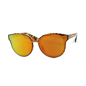Women Double Bridge Mirrored Sunglassses