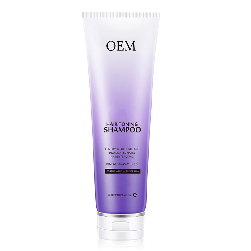China purple color shampoo no yellow shampoo for balancing blonde & sliver shampoo