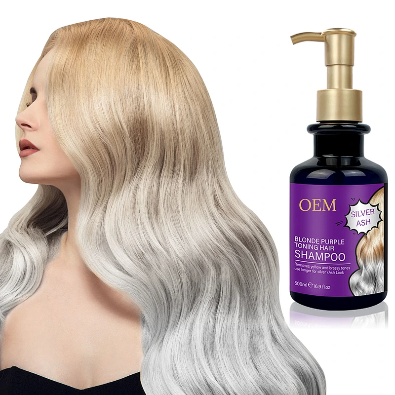 High quality Brassy Control Purple Toner Silver Shampoo OEM/ODM