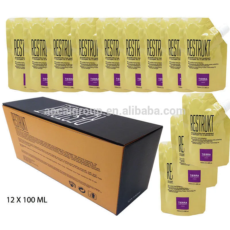 Hair care treatment for damaged heat processed hair 300M/Keratin content Hair treatment cream