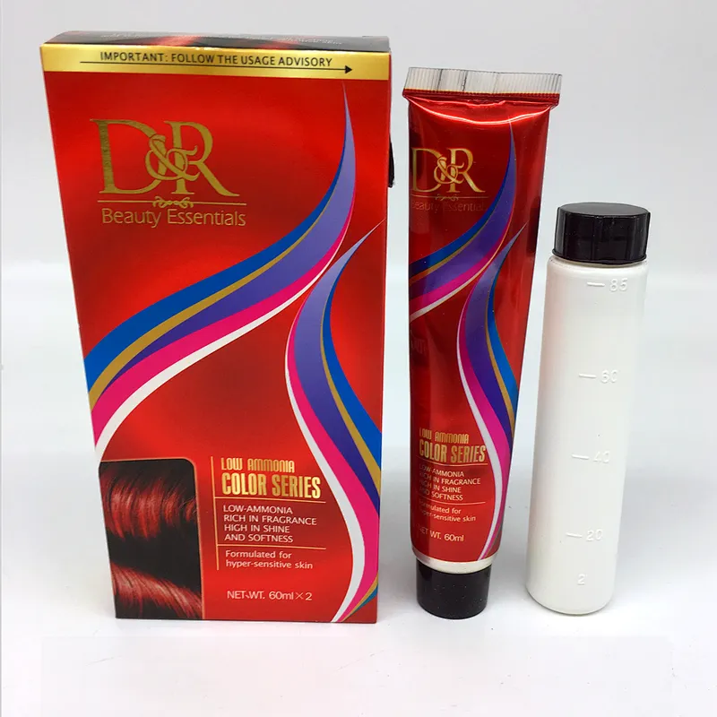 Home use anti-allergy hair color cream No ammonia No PPD hair coloring cream in hair dye