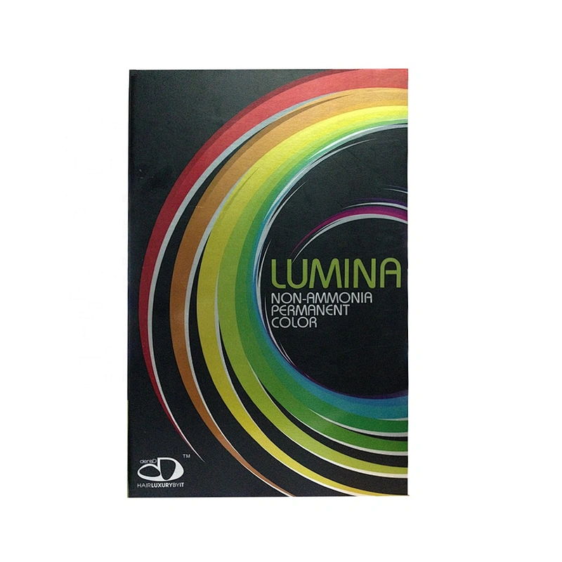 Customize hair dye color chart / hair color swatch book