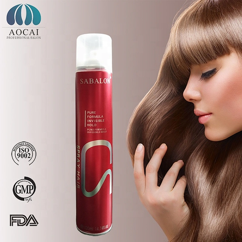 Natural hair thickening spray strong hold hair spray