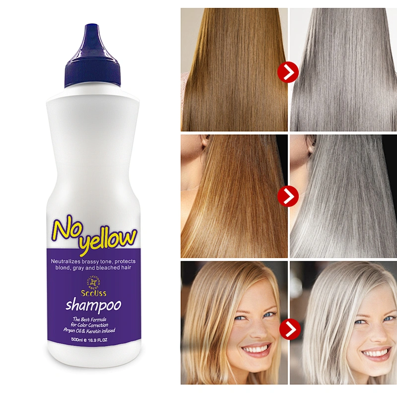 High quality Brassy Control Purple Toner Silver Shampoo OEM/ODM