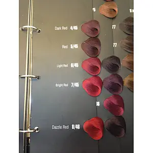 Customize hair dye color chart / hair color swatch book
