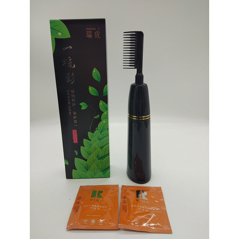 hello bubble hair color comb black hair color dye shampoo