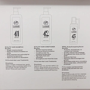 Oem odm hair regrowth shampoo conditioner set effective anti hair loss treatment