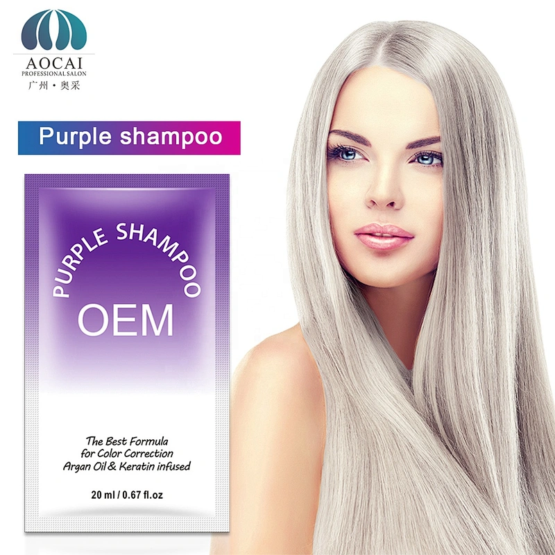 Factory remove Yellow Purple Silver Shampoo  Purple shampoo for blonde hair