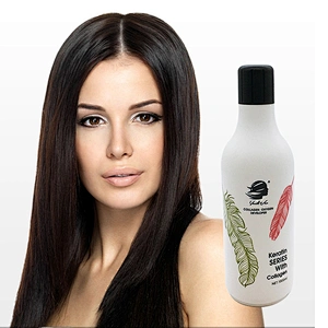 Professional salon Anti frizz  Keratin brazilian blow out keratin treatment for damage