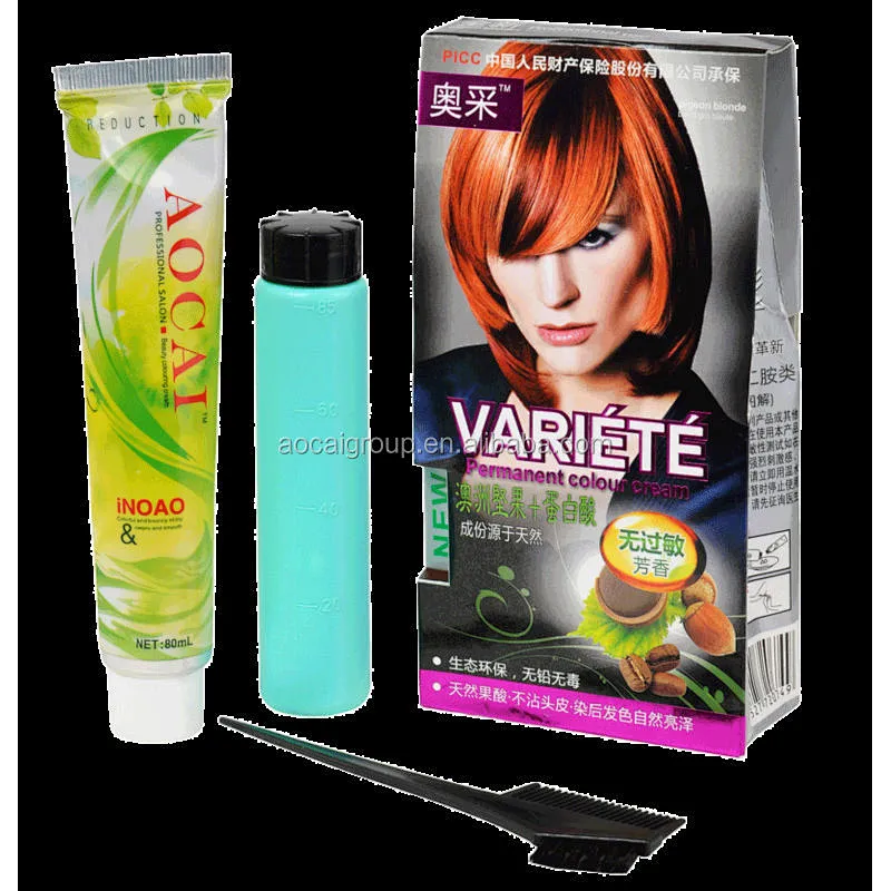 VARIETE halal permanent hair color cream
