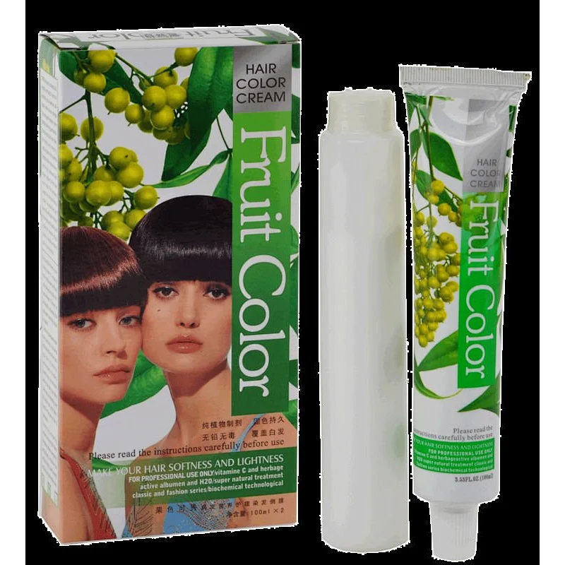 ppd free natural non allergic private label easy color cream hair dye