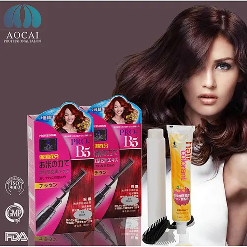 hair dye cream ice cream hair color with oxidant