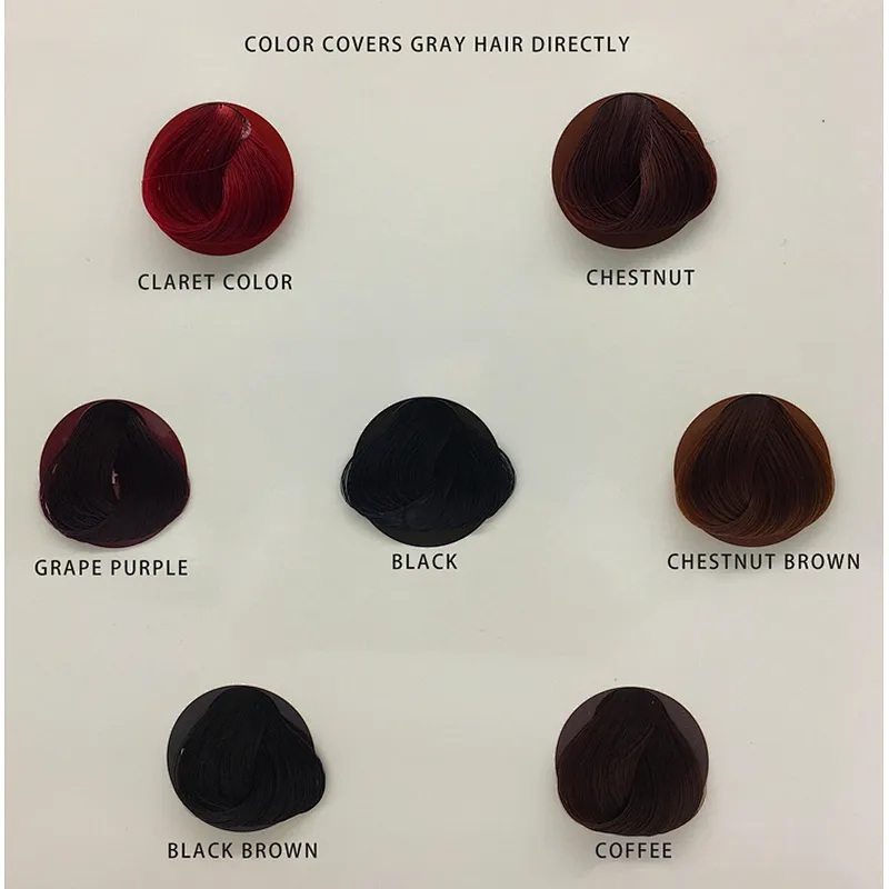 hair dye cream swatch color book cover gray hair color chart wholesale