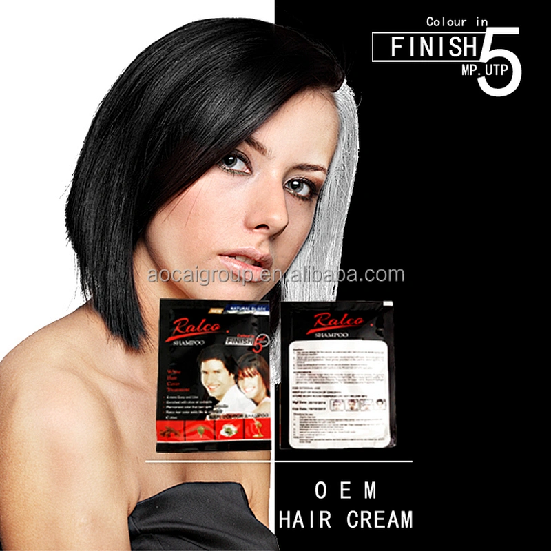 New formula brown/black hair dye shampoo