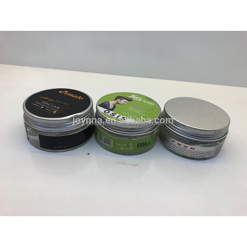 Asimiento fuerte agua peinado hombres pomada cera para todo tipo de cabello gel wax