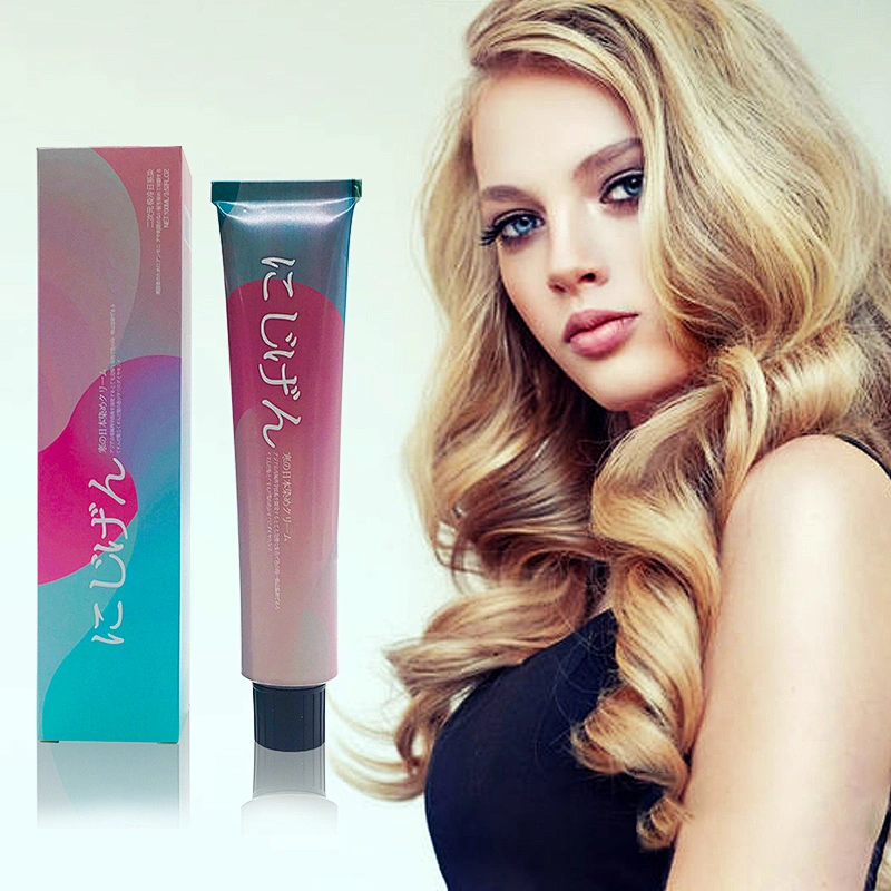 Japanese hair dye quality professional color cream for salon use