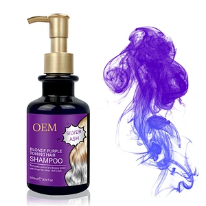 High quality Brassy Control Purple Toner Silver Shampoo OEM/ODM