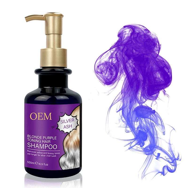 High quality Brassy Control Purple Toner Silver Shampoo OEM/ODM