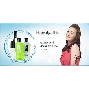 OEM factory  hair black dye magic black gel India mini black hair dye gel for home use