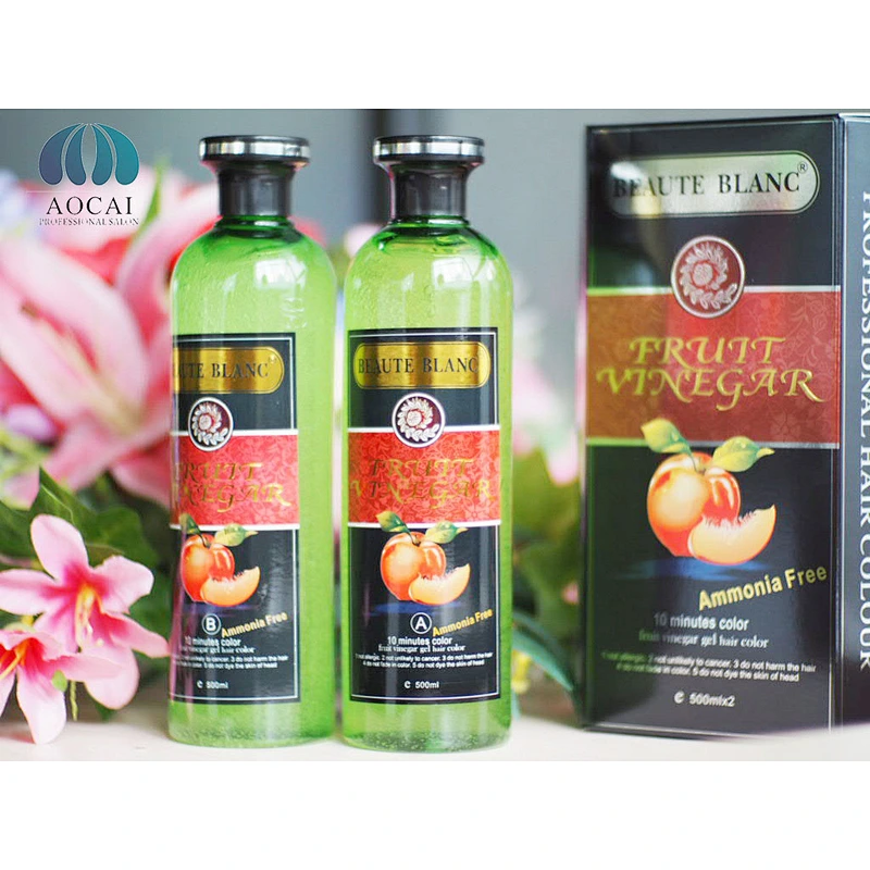 OEM Permanent Natural Hair Dye Color Hair Gel for Black