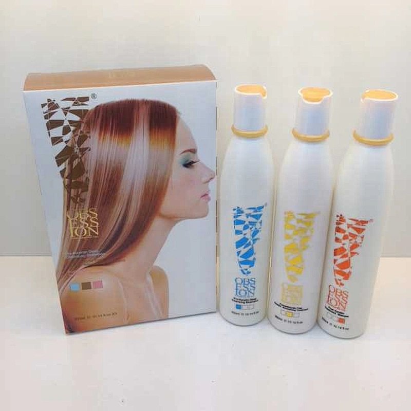 Obsession private label Brazilian keratin hair smoothing straightening keratin hair treatment