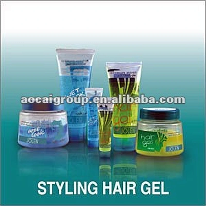 Strong sticky hair styling gel