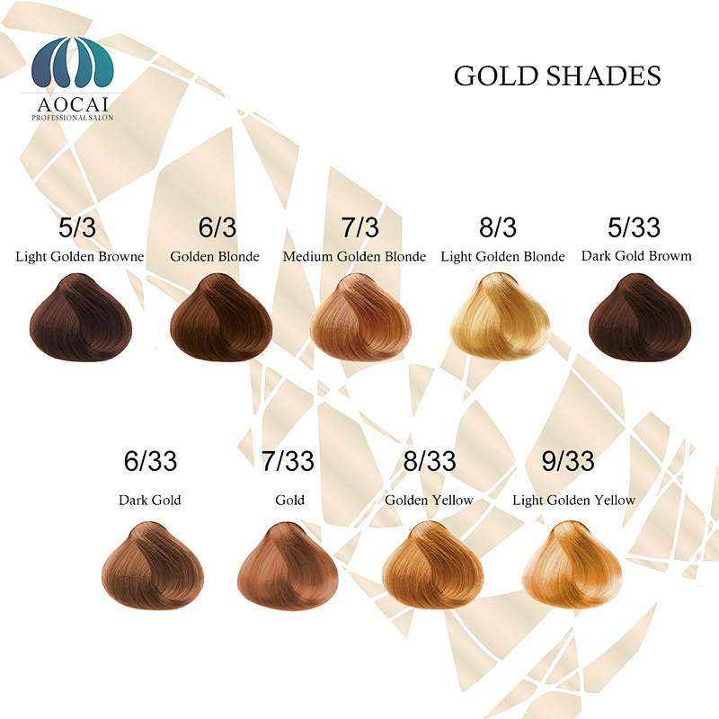 OEM/ODM professional use hair dye color chart for salon