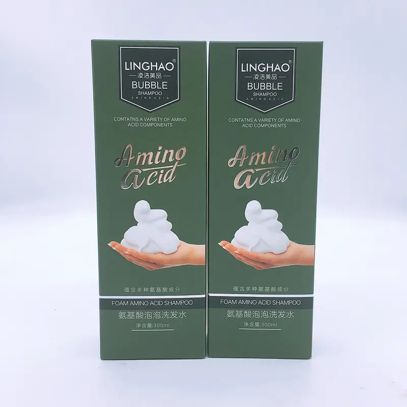 Private label anti dandruff deep clean hair Shampoo amino acid 300ml shampoo