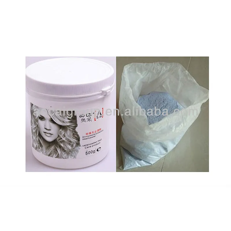 Professional 500ml blue hair bleaching powder environment color  bleach