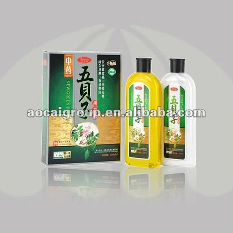 Herbs High quality 100% cover grey black hair dye shampoo