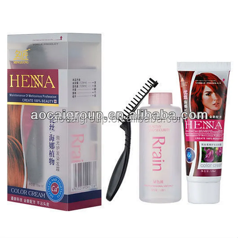 2018 nueva llegada salon amonia crema de tinte para el cabello tinte de pelo profesional Crema para los hombres