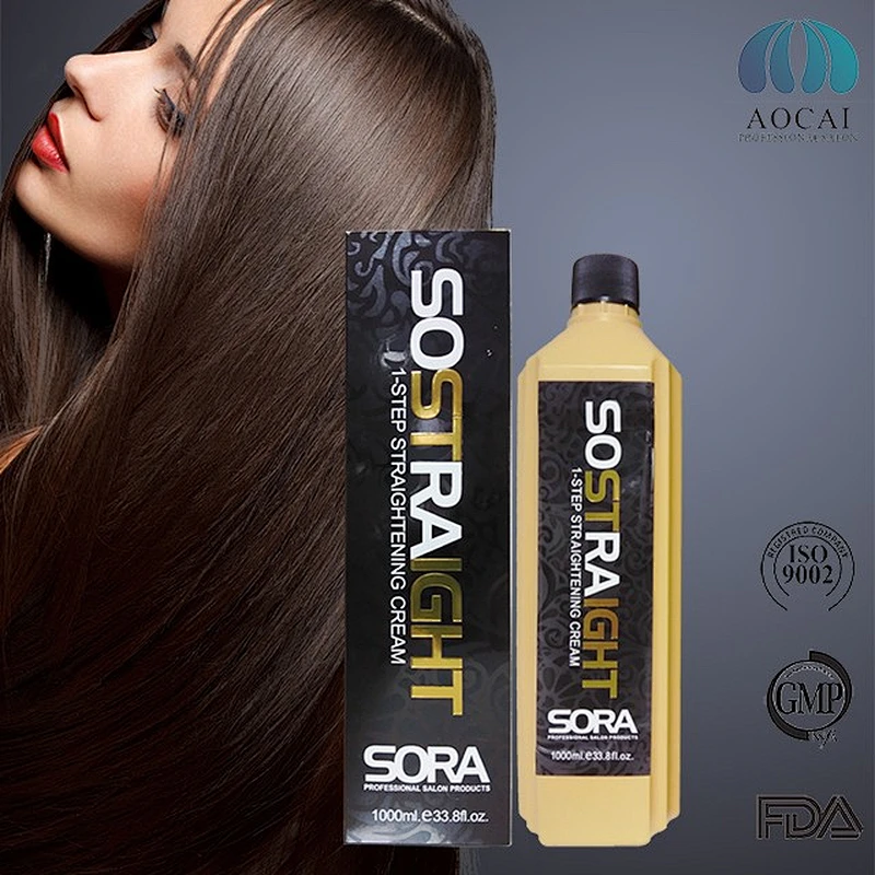 OEM/ODM Factory Price 1000ML brazilian keratin hair straightening  cream protein hair rebonding cream
