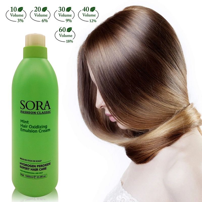 Free sample wholesale no ammonia manufacturers professional colour hair salon use oxidant cream hair developer