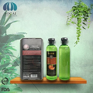 OEM /ODM Green herb oil natural fruit extract healthy hair dye black hair dye 500ml*2