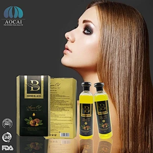 Private Label Health Argan oil Gel Hair Treatment keratin oil no harm hair straightener  gel