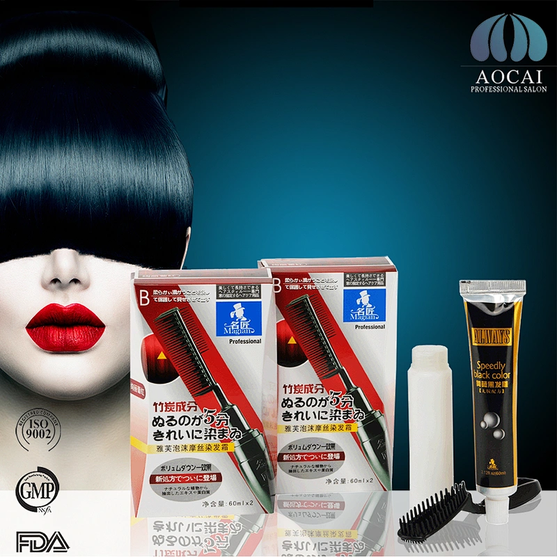 Henna natural  hair color cream hair dye with hair color developer