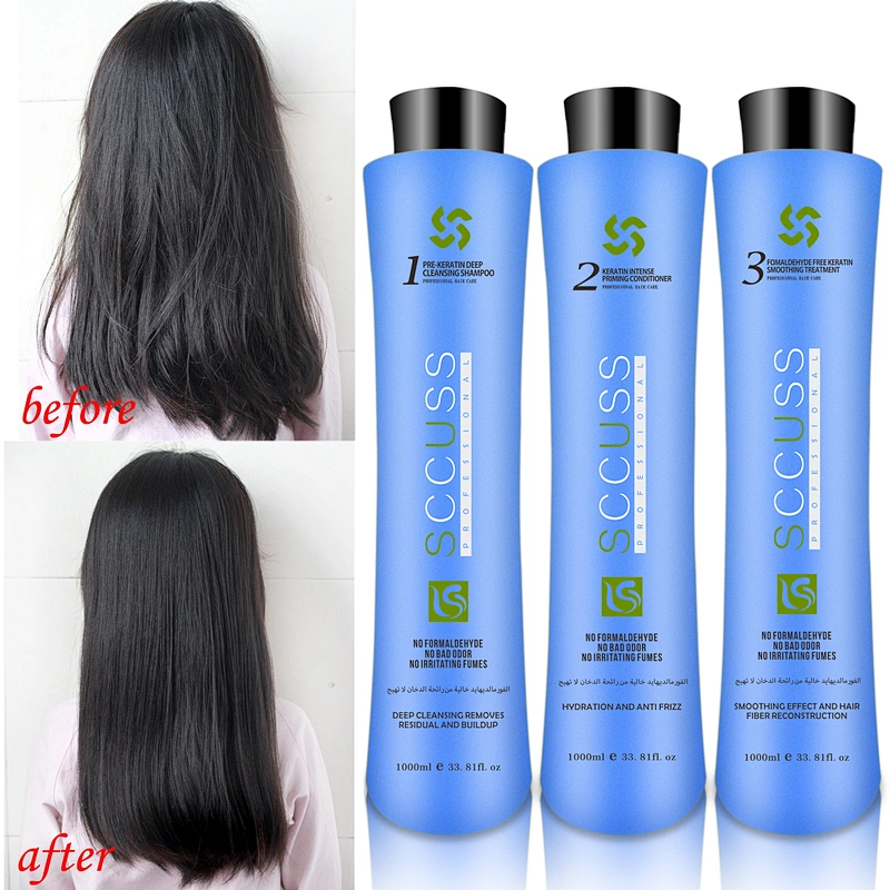 Factory Price Keratin Best Brazilian Keratin Straightening Hair Keratin Treatment 1000ml*3