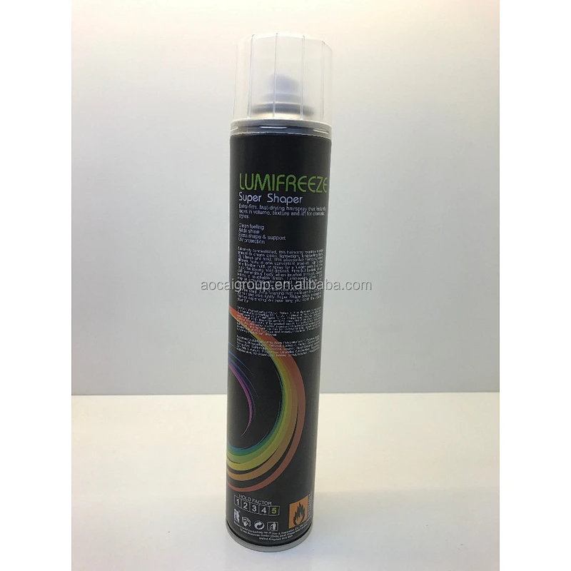 Super shaper hair styling spray