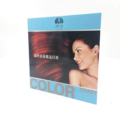 hair dye cream swatch color book cover gray hair color chart wholesale