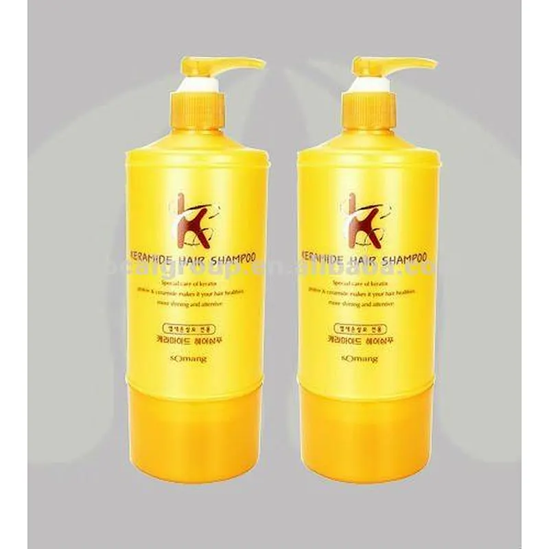 Oem low moq  Natural Herbal Bio Keratin shampoo golden ginger  shampoo Organic Hair shampoo