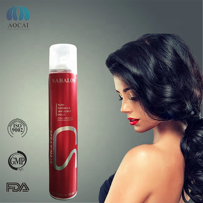 Natural hair thickening spray strong hold hair spray
