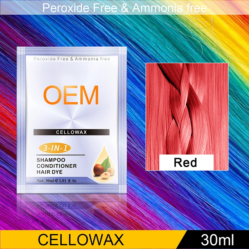 Factory semi permanent  hair color manicure peroxide free ammonia free hair color wax OEM
