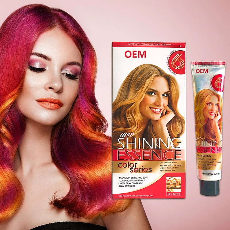 home use speedy shiny and beautiful natural looking hair color cream permanent with developers
