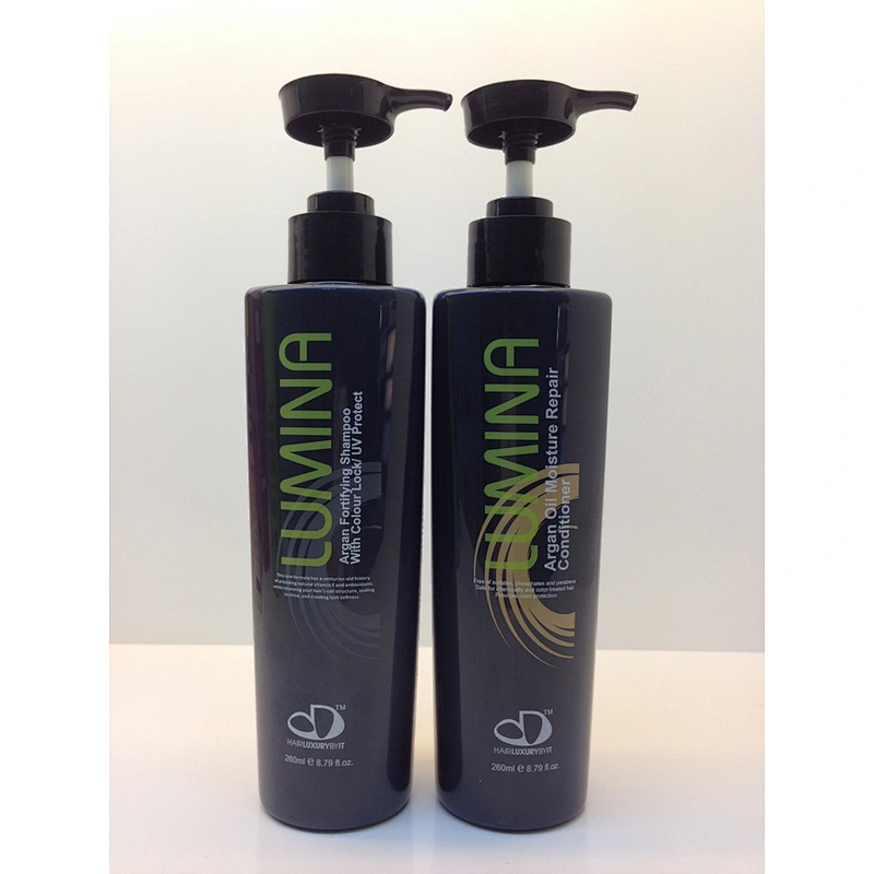 Private label professional brazilian keratin black curly hair shampoo and conditioner