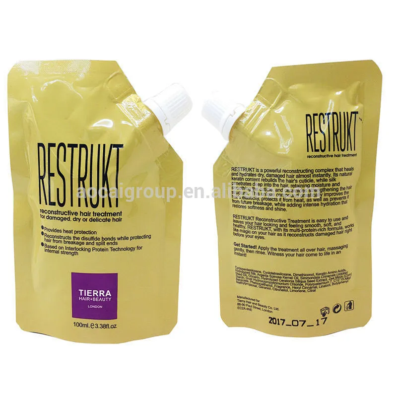 Hair care treatment for damaged heat processed hair 300M/Keratin content Hair treatment cream