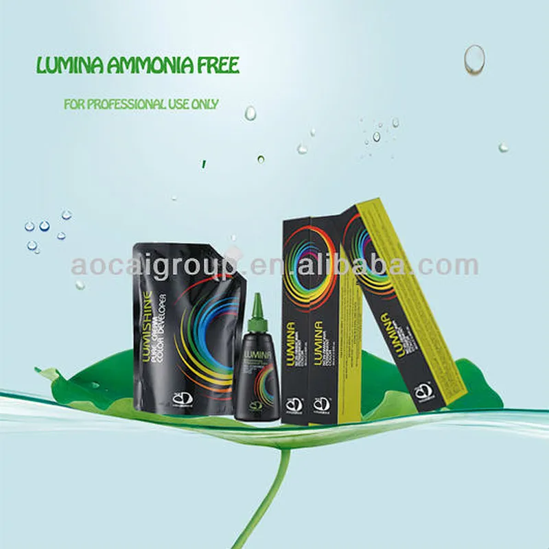 LONDON LUMINA ammonia free hair color with SOS can easy cover grey hair for color shades above level